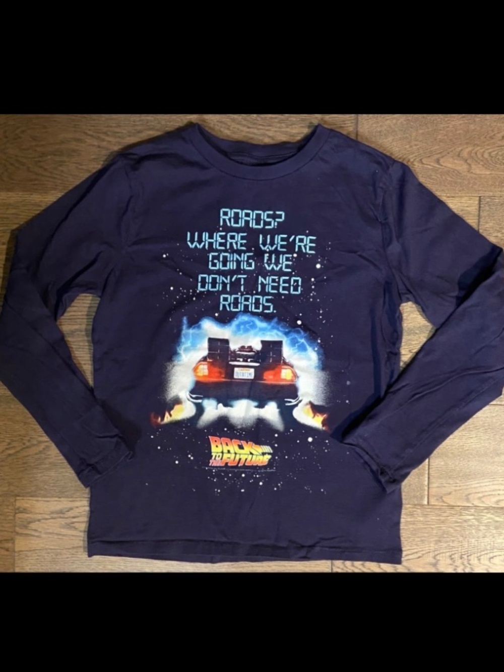 LIKE NEW: GAP Kids Back to the Future Cotton Long-Sleeved Size L (10 yrs